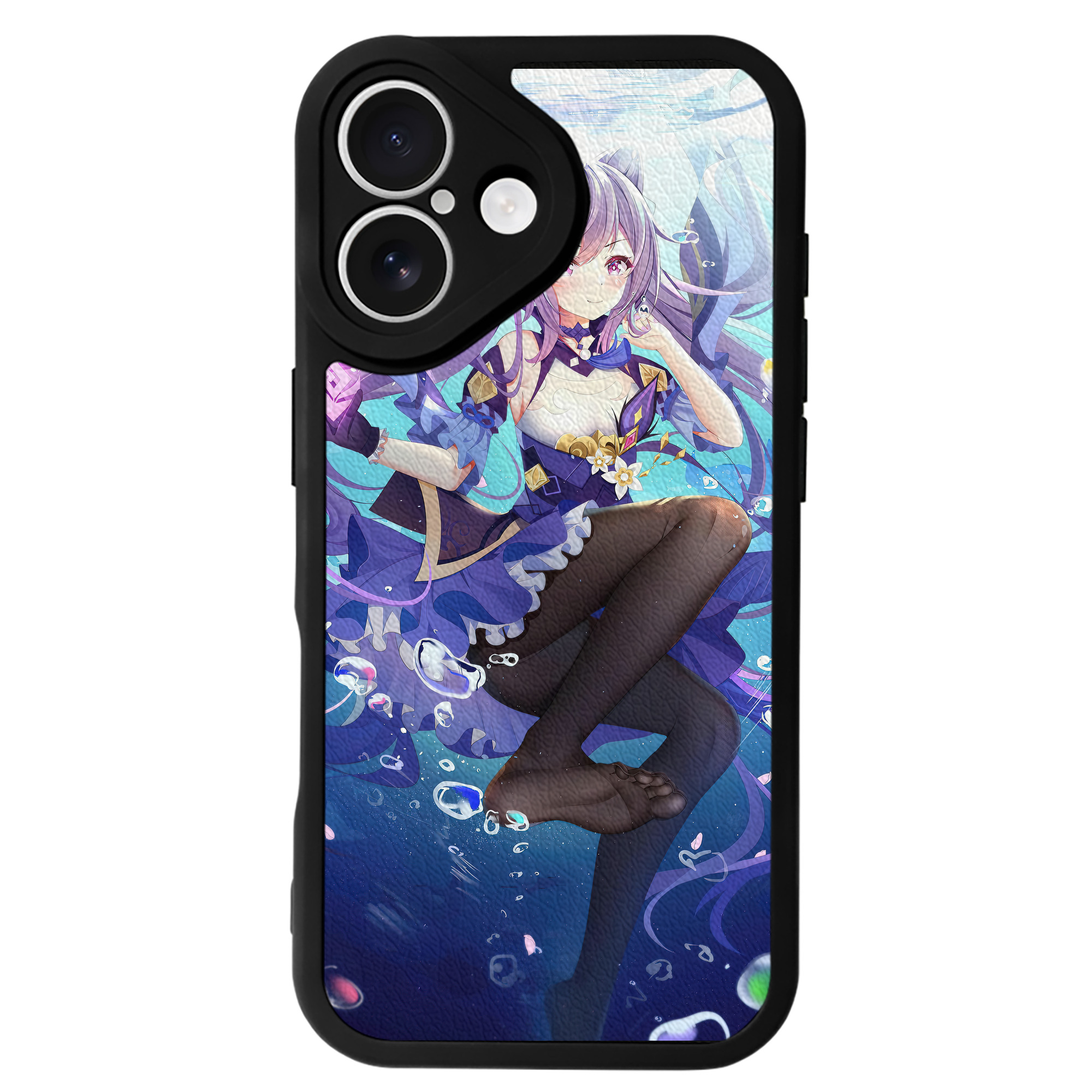 げんし神 genshin 【iPhone 16シリーズ対応】シリコンスマホケース（レザー調） 材質：シリコン